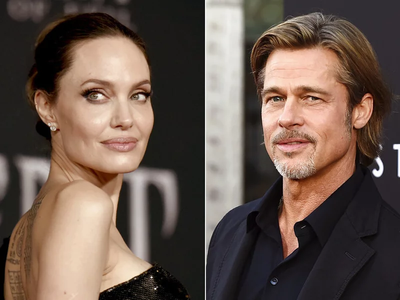 Angelina Jolie claims in a court document that Brad Pitt choked and hit his kids