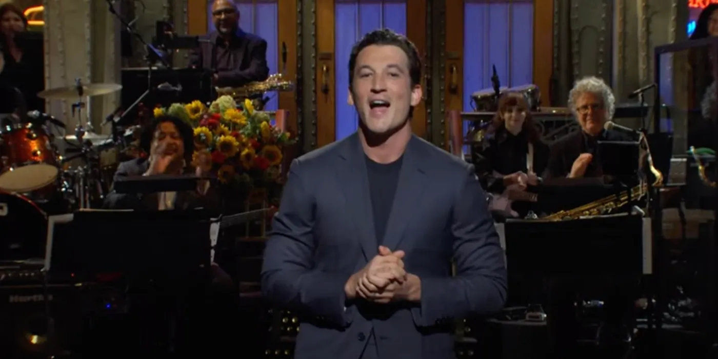 Miles Teller's "SNL" monologue fulfills a childhood dream