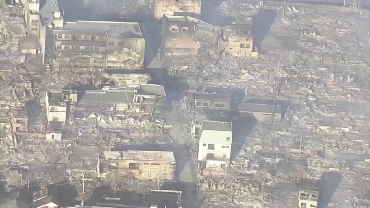 Powerful earthquakes leave at least 48 dead, destroy buildings along Japan's western coast