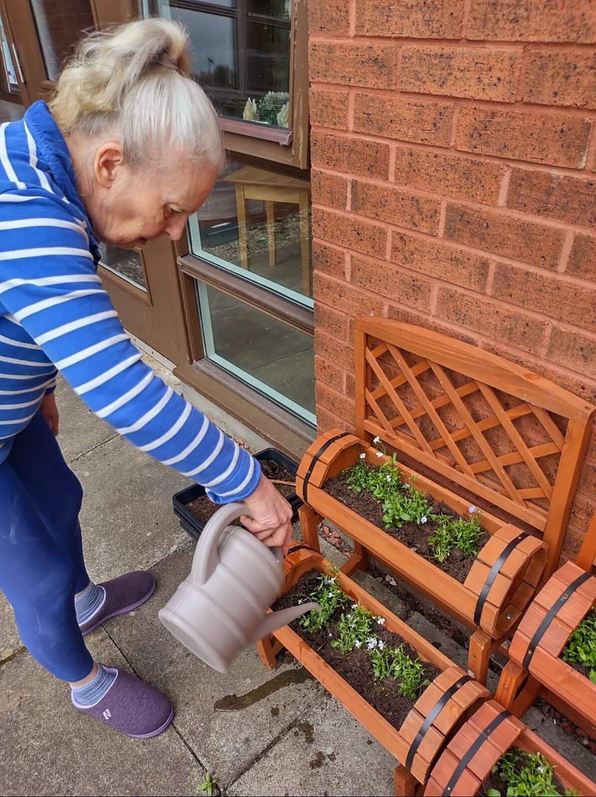 Uddingston care home participates in HC-One’s annual Gardens in Bloom competition