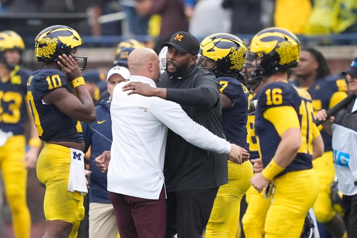 National title game rematch is now a conference game as No. 10 Michigan visits Washington