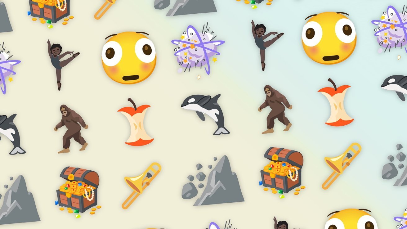 Bigfoot, apple core emoji may land on iMessage in late 2025