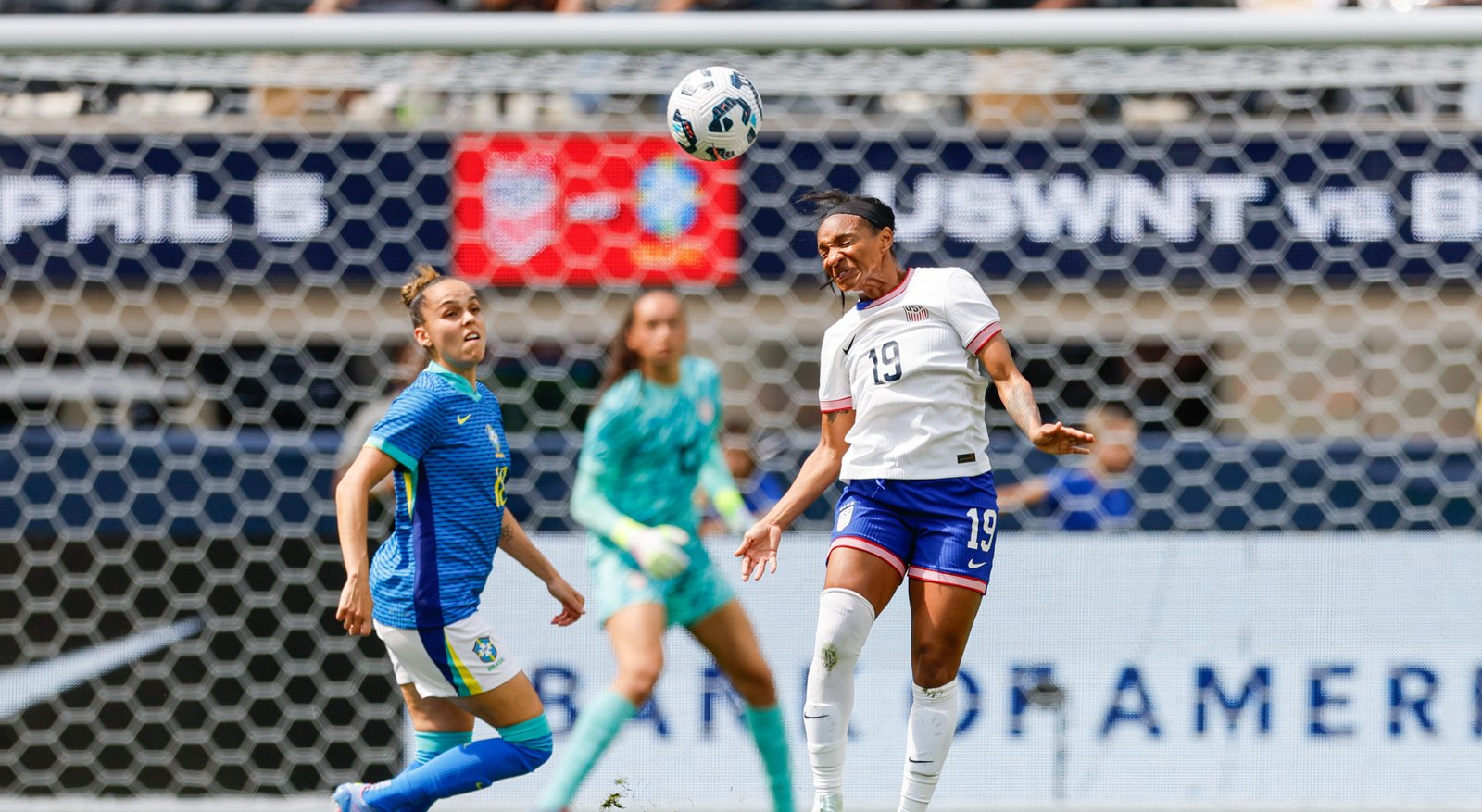 USWNT beats Brazil 2-0 in first April friendly as Rodman, Heaps score