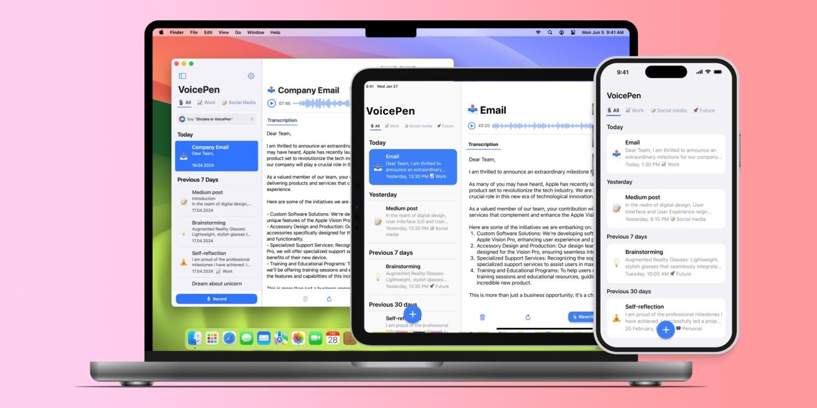Indie App Spotlight: ‘VoicePen’ transcribes your meetings and lectures into text notes