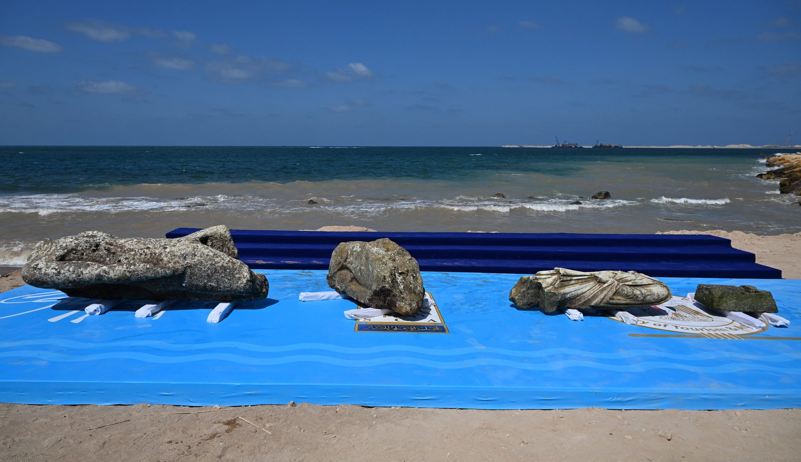 A sunken city's treasures are pulled from the depths after 2,000 years
