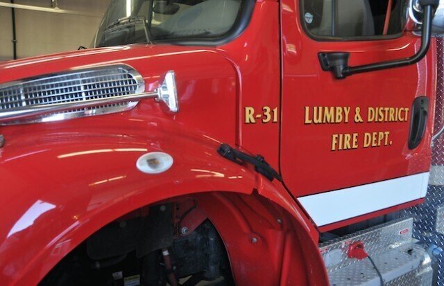 Neighbours helped keep flames at bay for rural Lumby fire