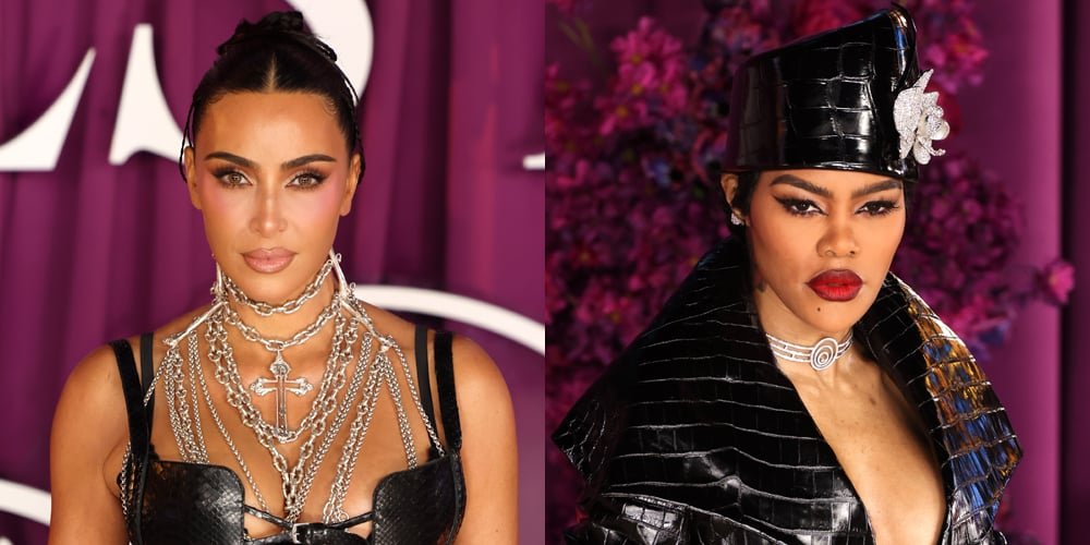 Kim Kardashian &amp; Teyana Taylor Wear Matching Looks at ‘All’s Fair’ London Premiere