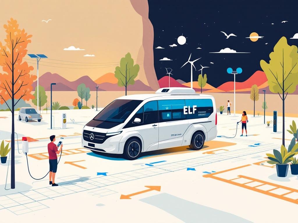 Mercedes-Benz ELF Van Tests Megawatt Charging to End Range Anxiety
