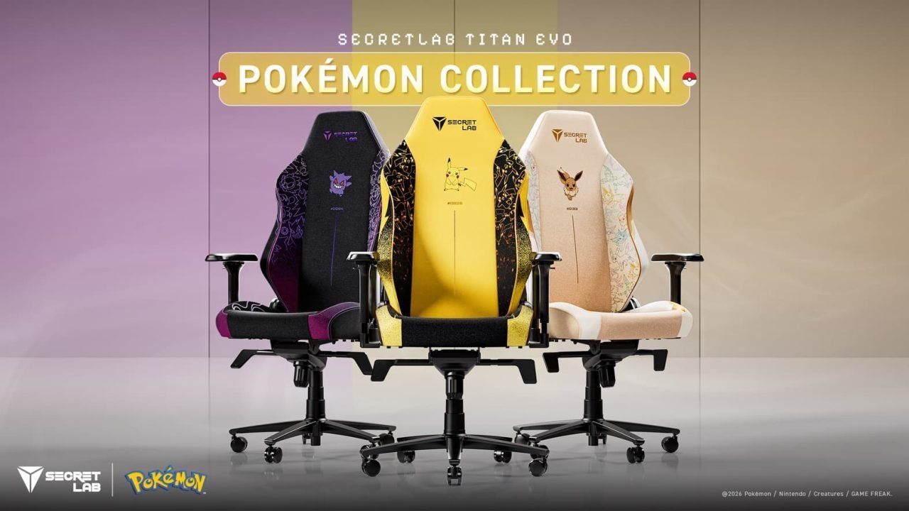 LIVE OUT YOUR POKÉMON TRAINER DREAMS IN COMFORT WITH THE SECRETLAB POKÉMON COLLECTION