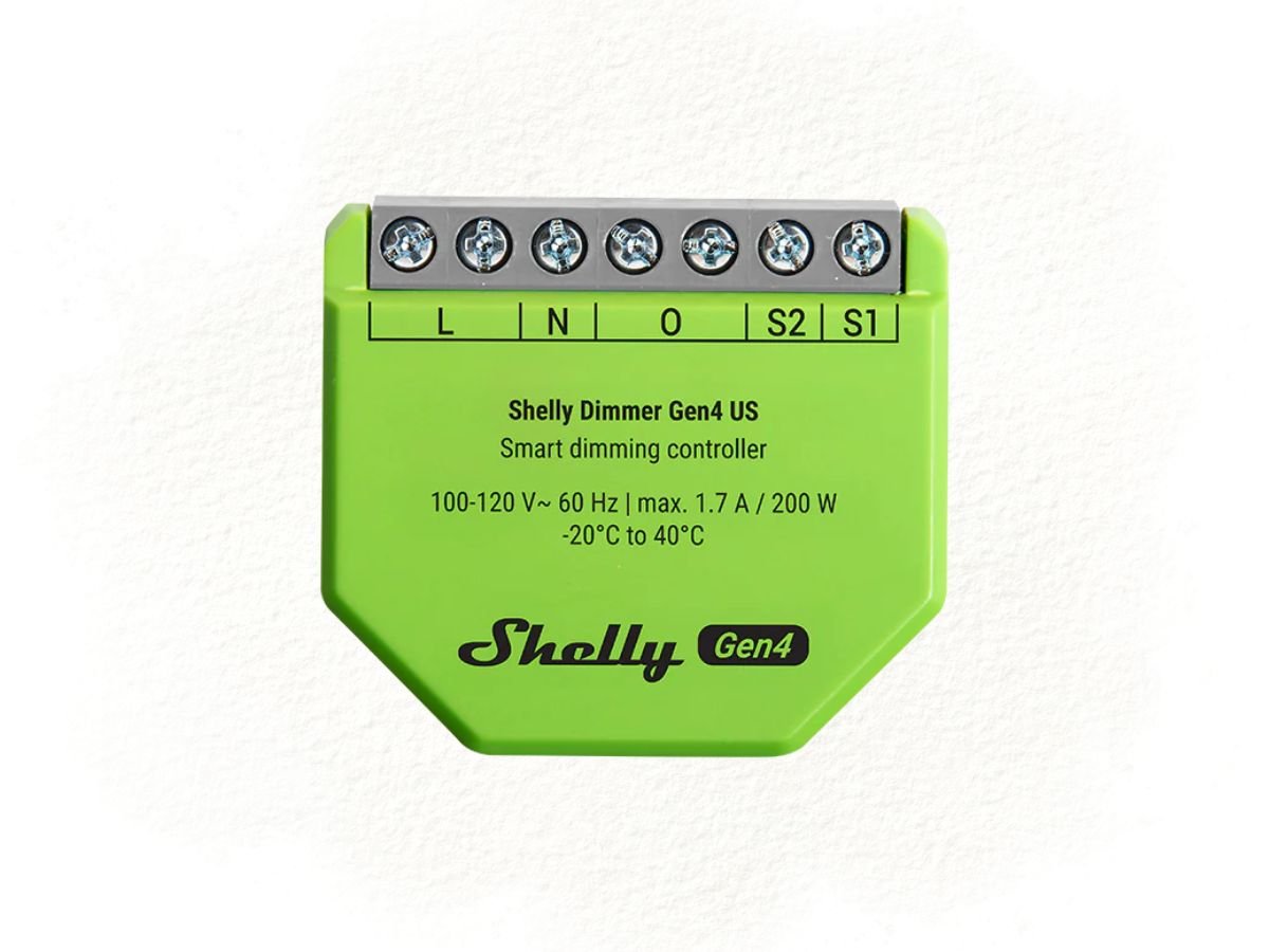 Shelly releases new Matter-compatible Dimmer Gen4 in the US