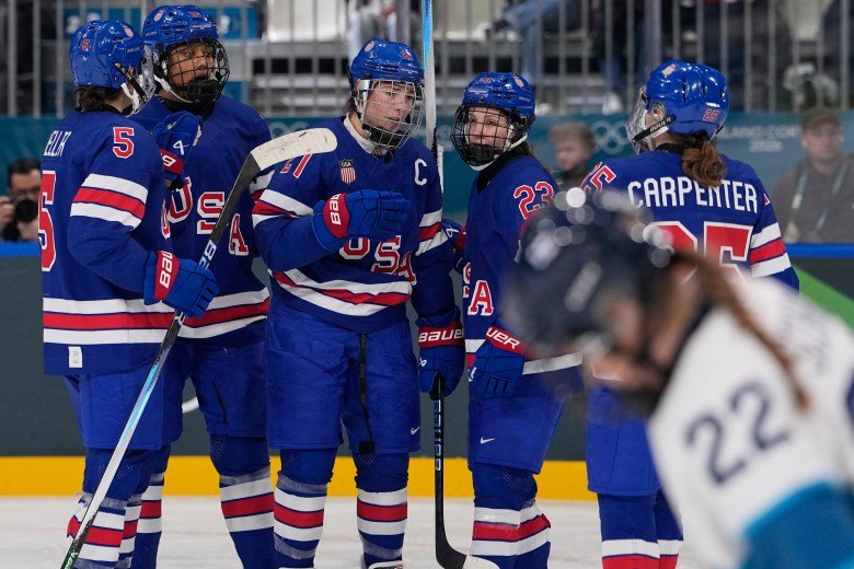 Hilary Knight ties record as US women’s hockey rolls to win at Olympics