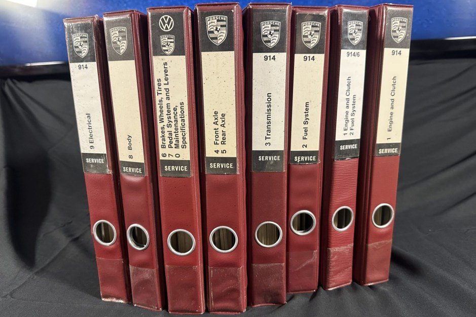 Porsche 914 &amp; 914/6 Workshop Manuals at No Reserve