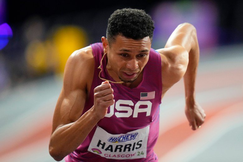 Isaiah Harris of Lewiston qualifies for 800 final at USATF indoor championship