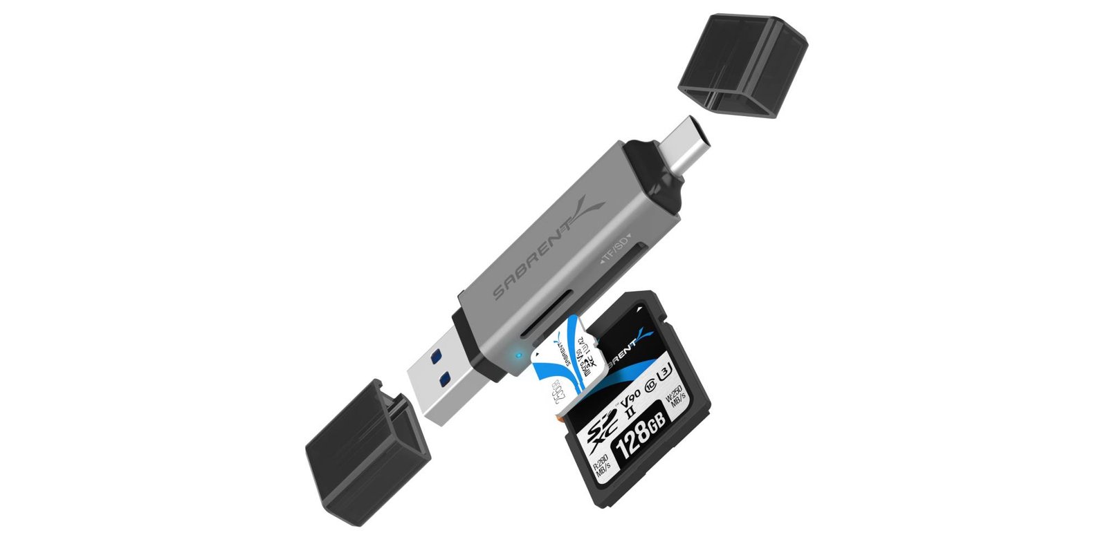Easily get data off micro/SD cards with this versatile USB-C card reader down at $8.50