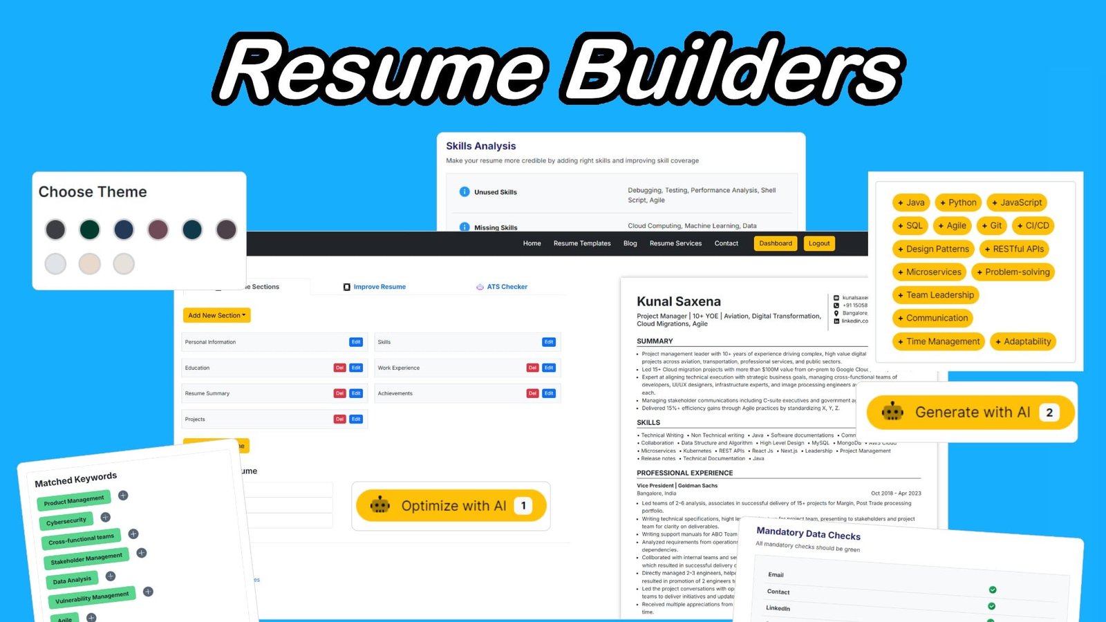 Best Resume Builders: Templates, AI Tools, and More