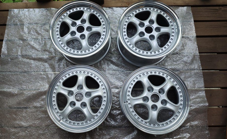 17′′ ETA BETA Three-Piece Wheels for Porsche at No Reserve