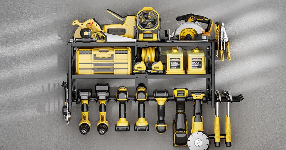 Wall-Mounted Storage Tool Organizer Just $23.99 Shipped on Amazon (Reg. $40)