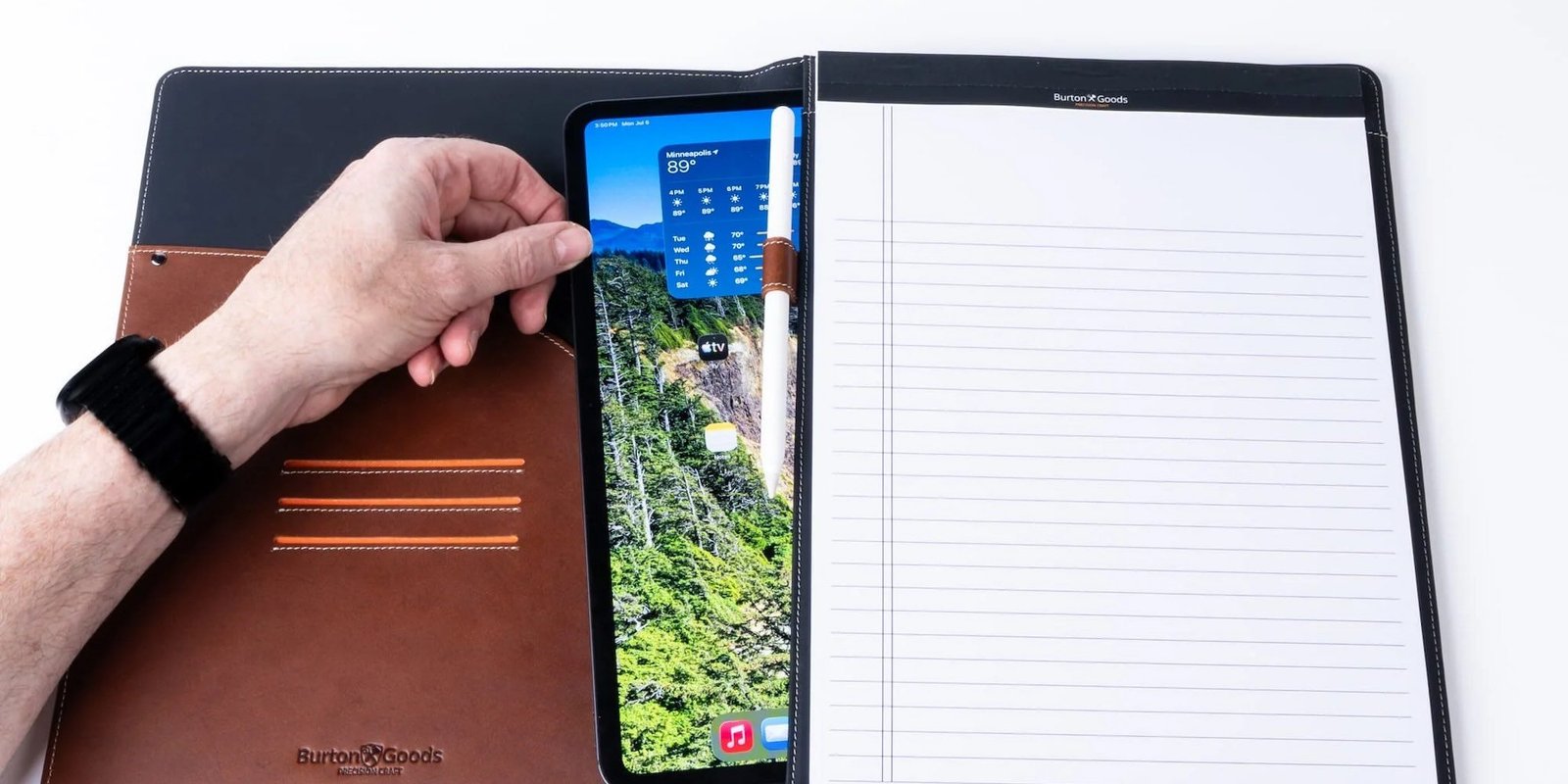 Burton Goods debuts new hybrid leather iPadfolio meets notebook for serious pros [Exclusive deal]