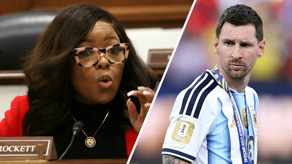 Jasmine Crockett suggests anyone who was rooting for Argentina at the World Cup is racist
