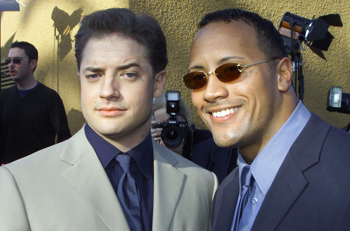 Dwayne Johnson and Brendan Fraser - The Mummy Returns