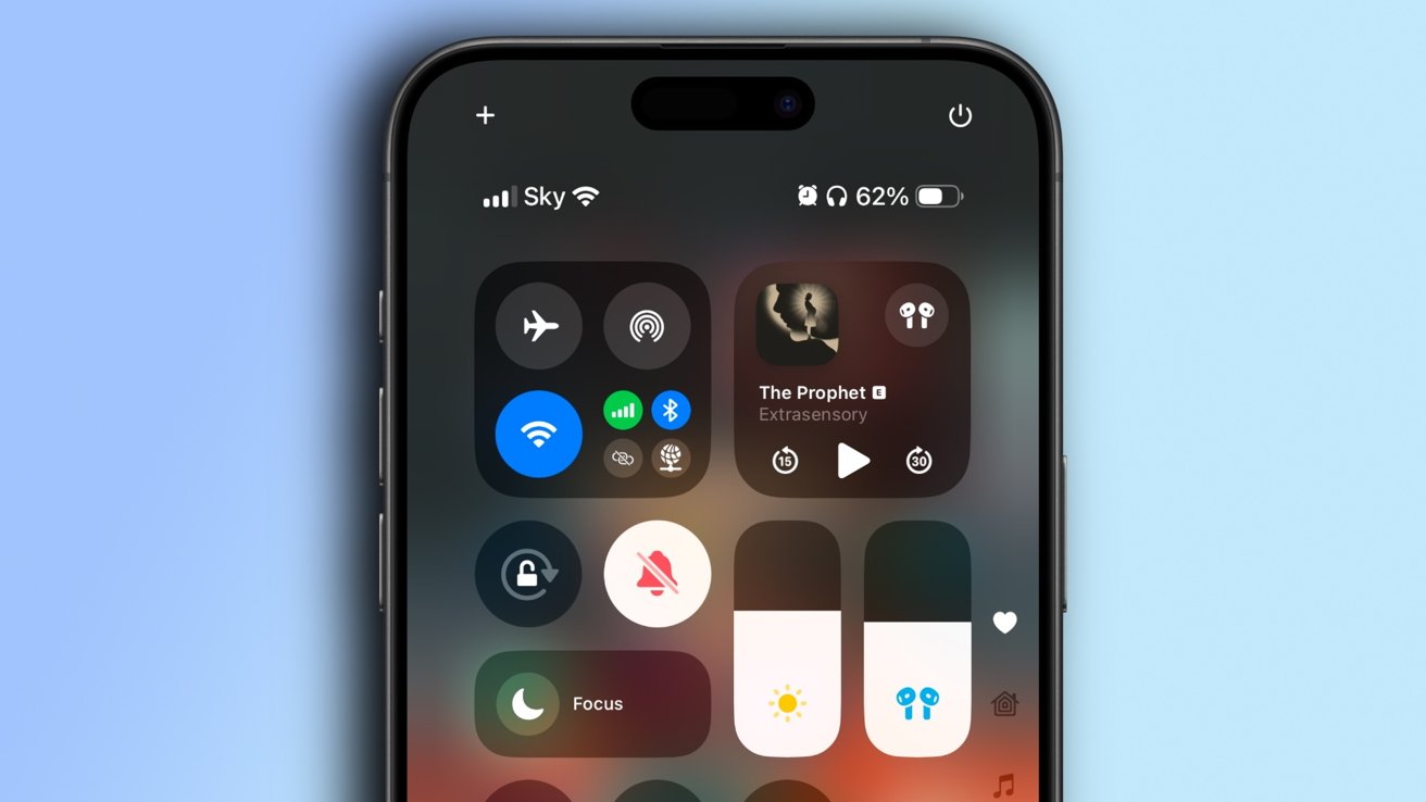 61562 127176 iOS 18 control center