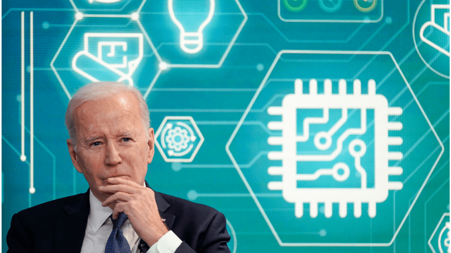 Biden Joe semiconductor chips 03092022 AP22277809183139