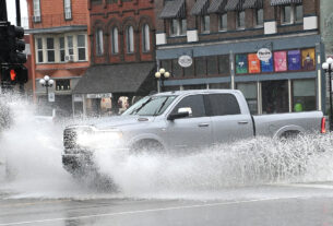 Flooding downtown