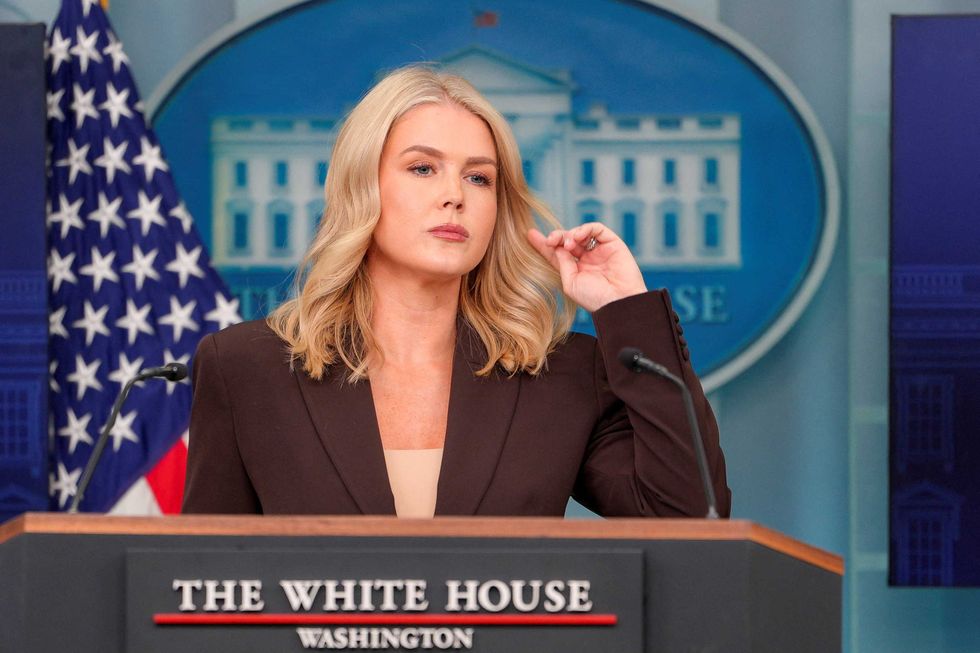 white house press secretary karoline leavitt holds a press briefing at the white house in washington d c u s october 6 202
