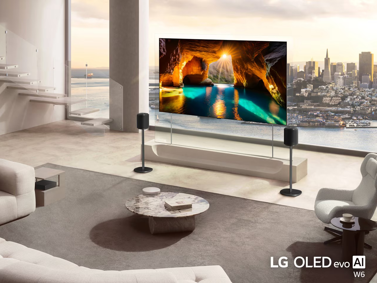 LG evo W6 Wallpaper TV CES 2026
