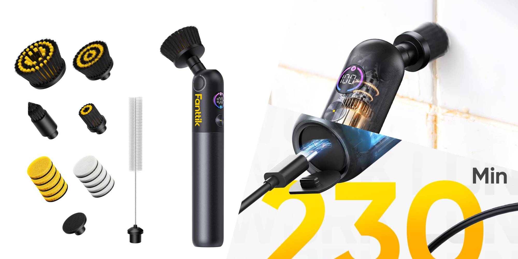 Fanttik Flip G10 Nano Cordless Electric Scrubber