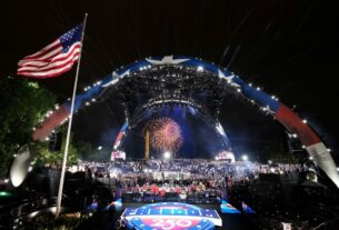 Fireworks explode during UFC Freedom 250 on the South Lawn of the White House in Washington D.C. U.S. June 15 2026. Reuters File