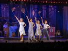 the all female cast of swingtime canteen prepares to wave goodbye after bringing wwii era music and stories to the stage the sp